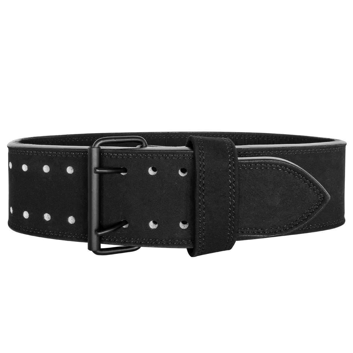 Double Prong Belt, All Black, 13MM - IPF Approved - Strength Shop