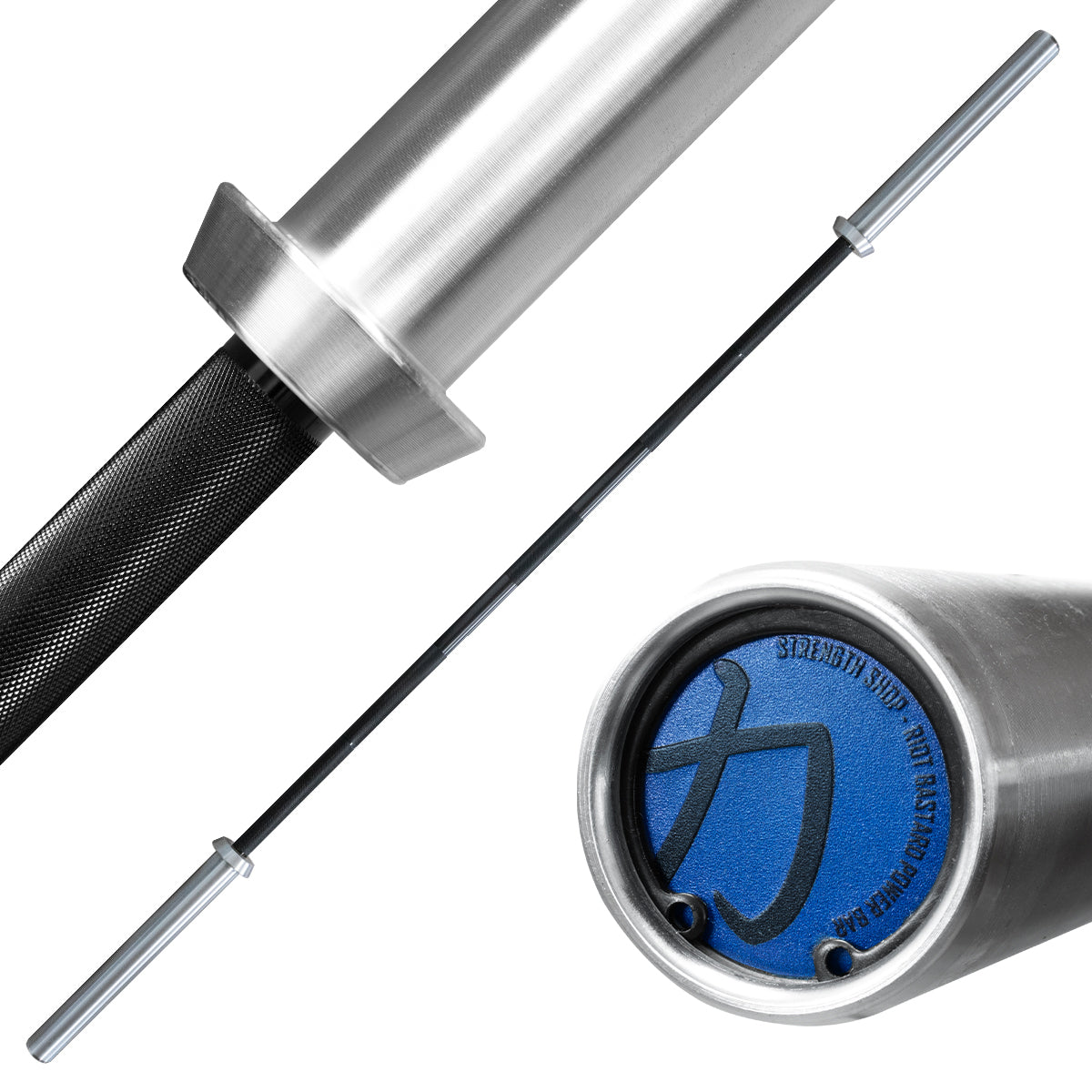 Riot Power Bar, 20 kg - Black Chrome