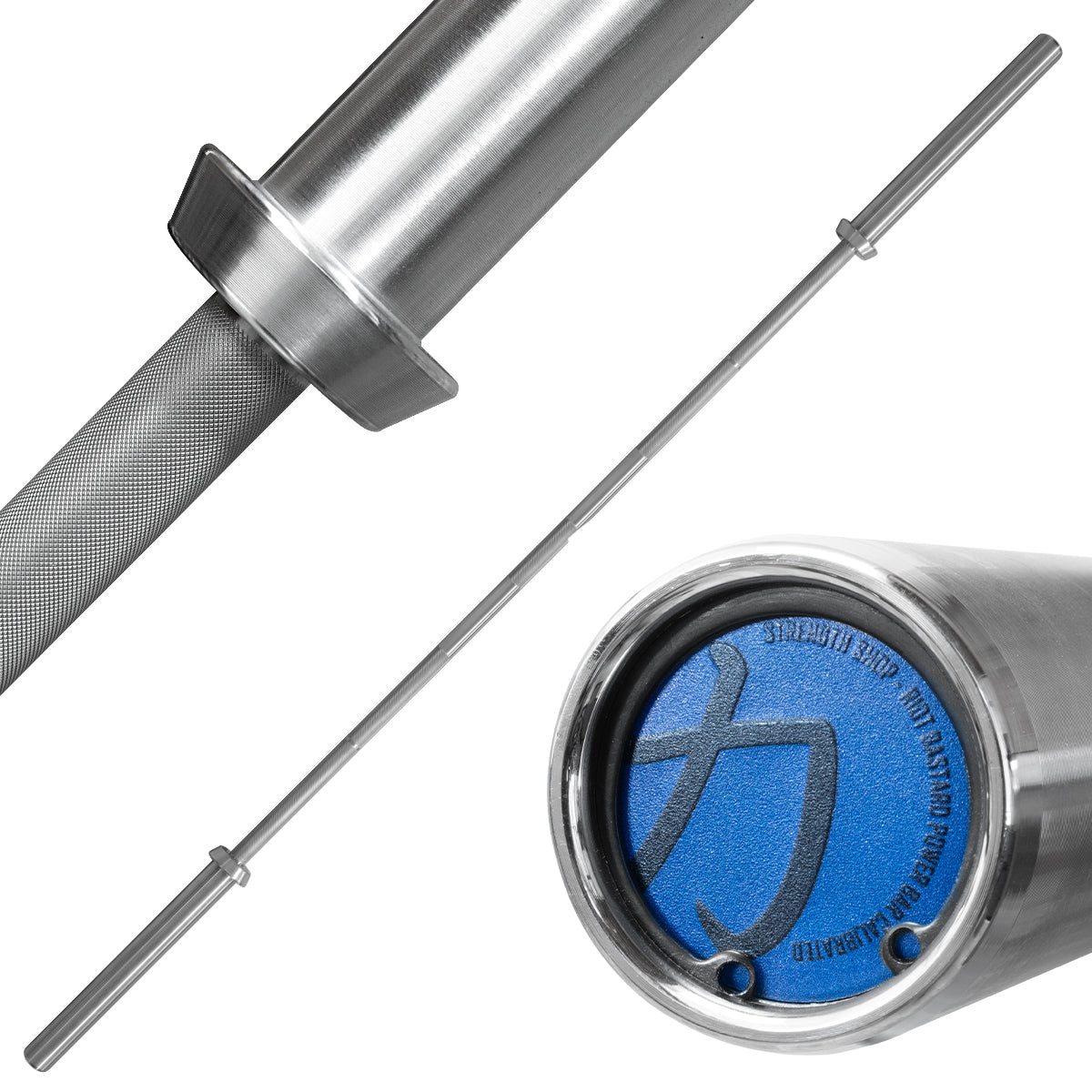 Riot Bastard Power Bar - 20 kg, Calibrated - Stainless Steel - IPF Approved