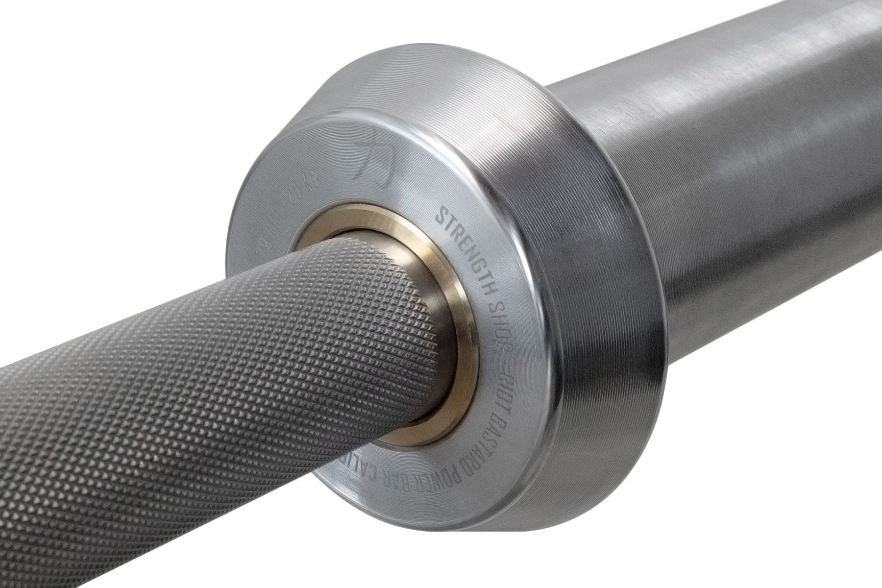 Riot Bastard Power Bar - 20 kg, Calibrated - Stainless Steel - IPF Approved