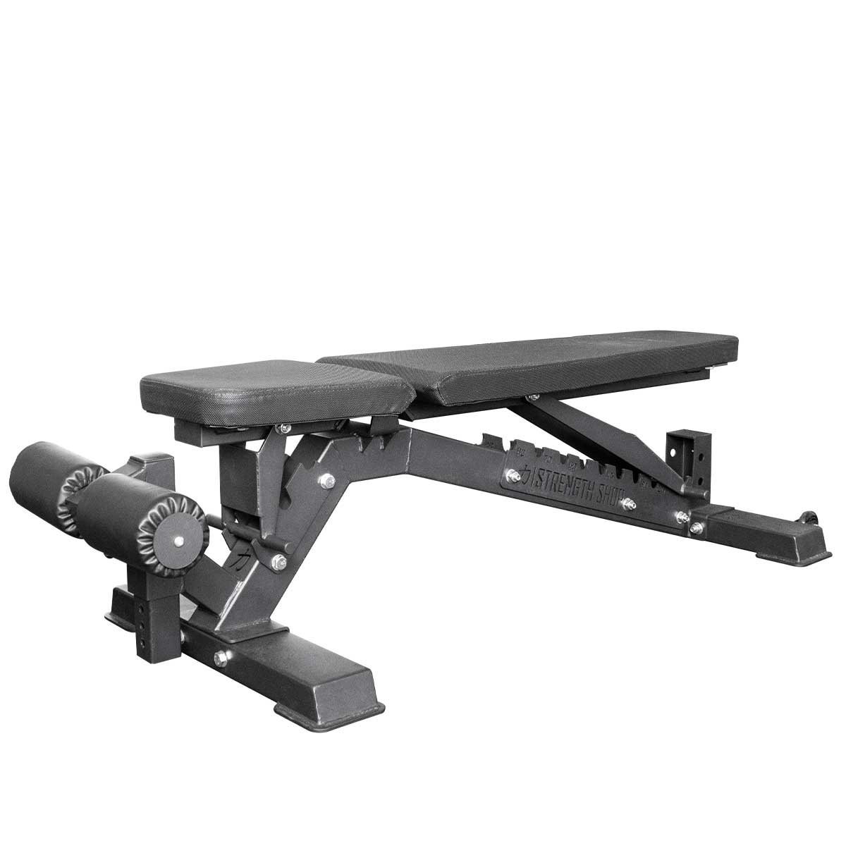 B-WARE Riot FID Utility Bench w/ Foot Roller – 75mm - Strength Shop