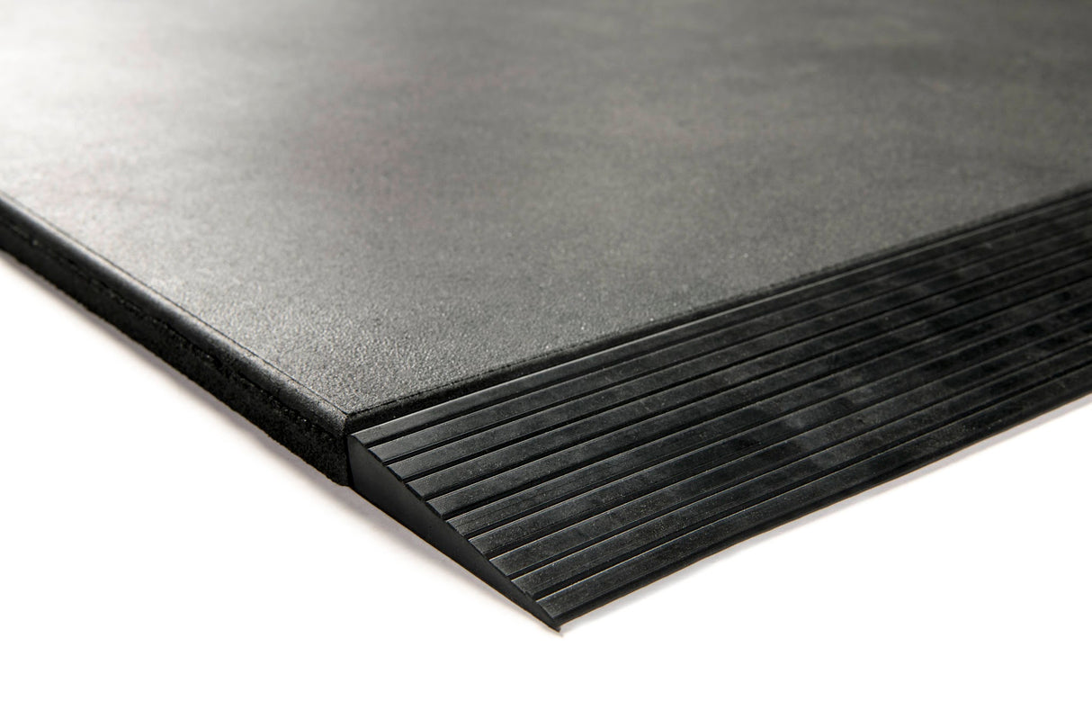 Tapered Granuflex Rubber Gym Mat Edge - 20mm (1000mm x 100mm) - Strength Shop