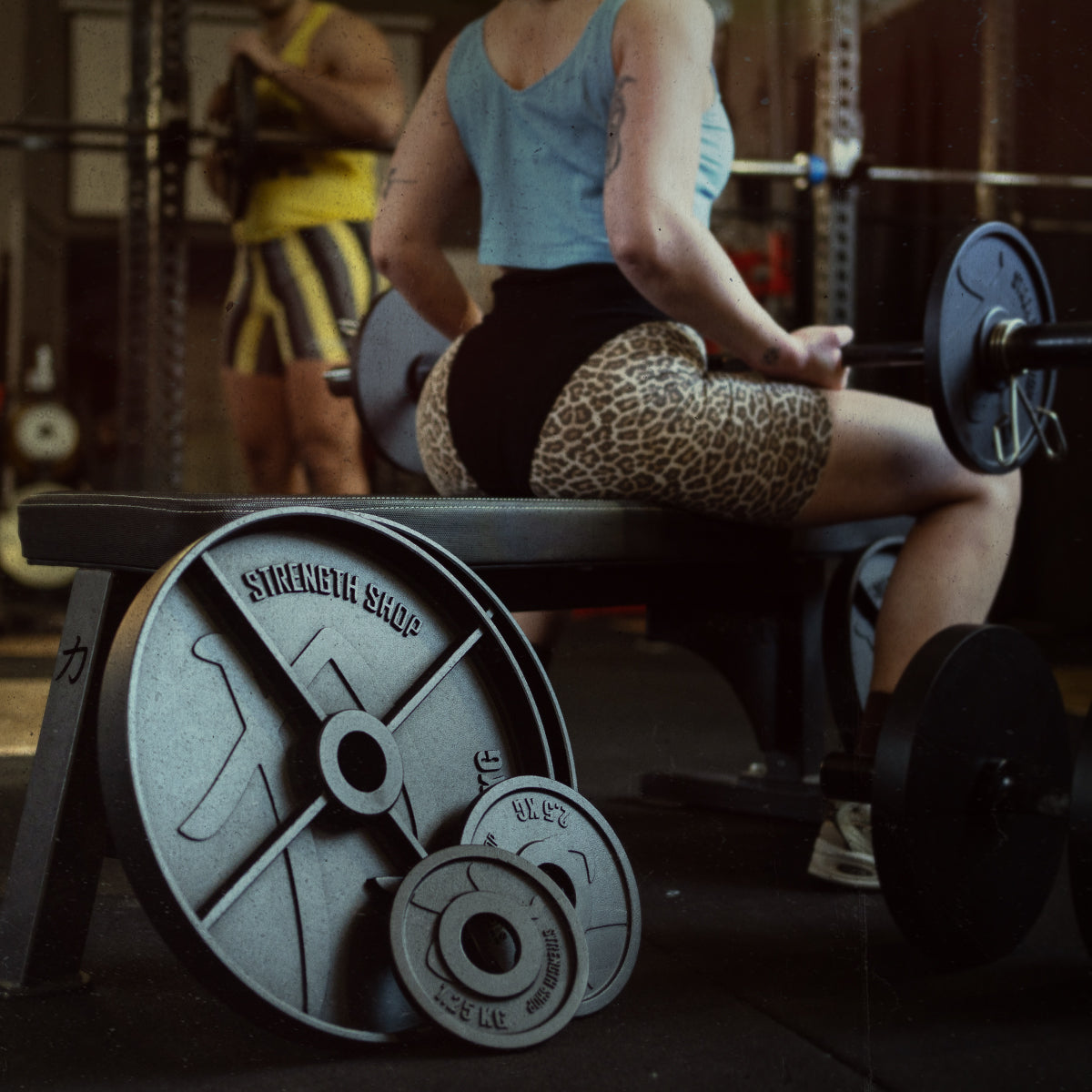 B-WARE Deep Dish Cast Iron Plates, 1.25kg-20kg - Strength Shop