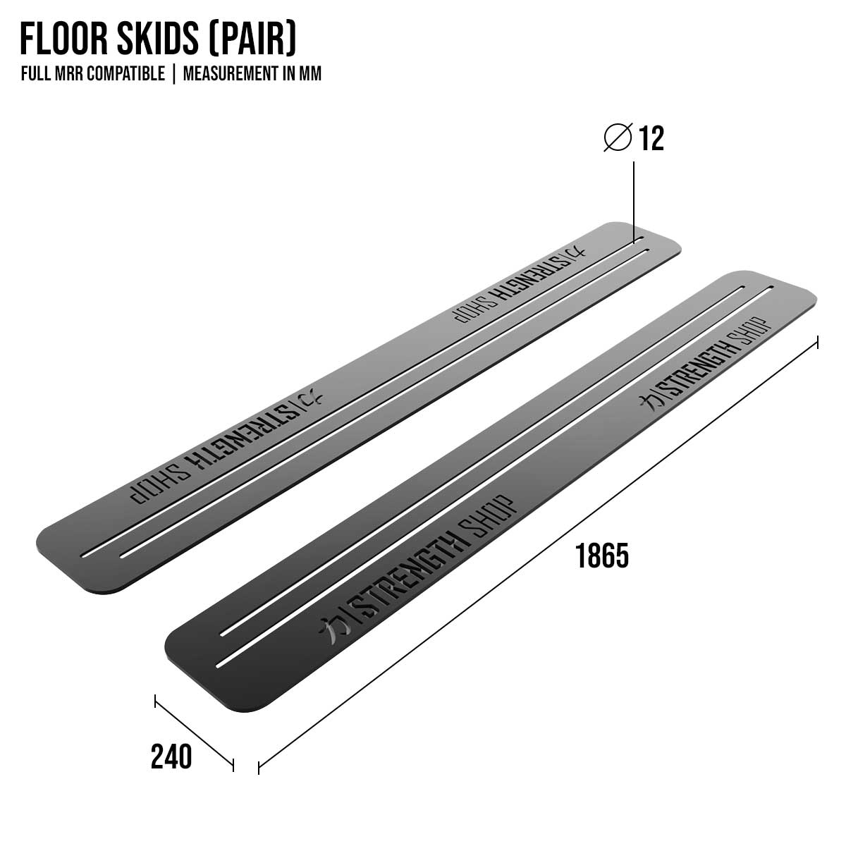 B-WARE Floor Skids | MRR Compatible - Strength Shop