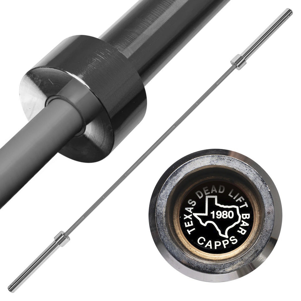 Original Texas Deadlift Bar – Gunmetal - Preorder (Ships by July 31) - Strength Shop