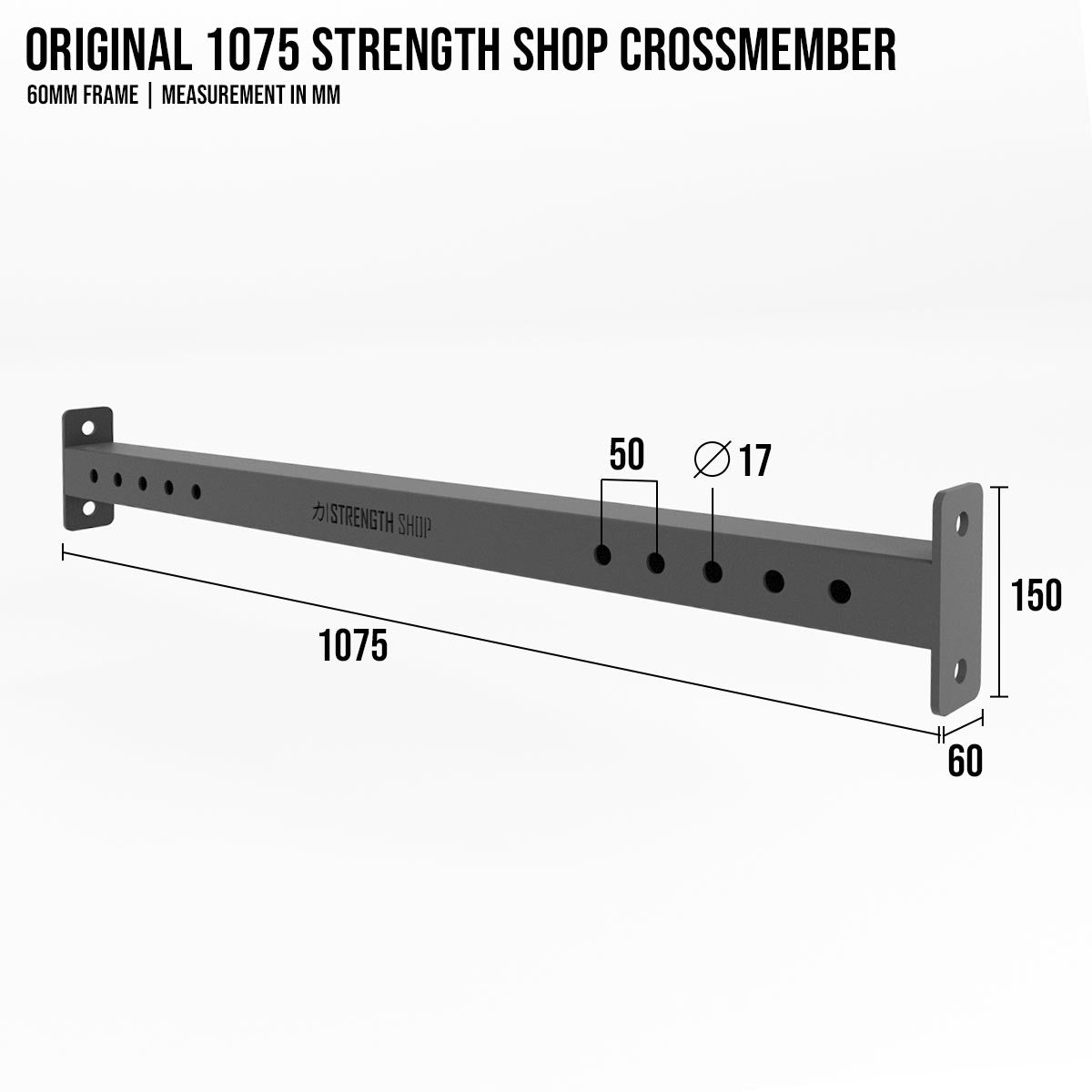 Original MRR 60 | 1075 Branded Crossmember - Strength Shop