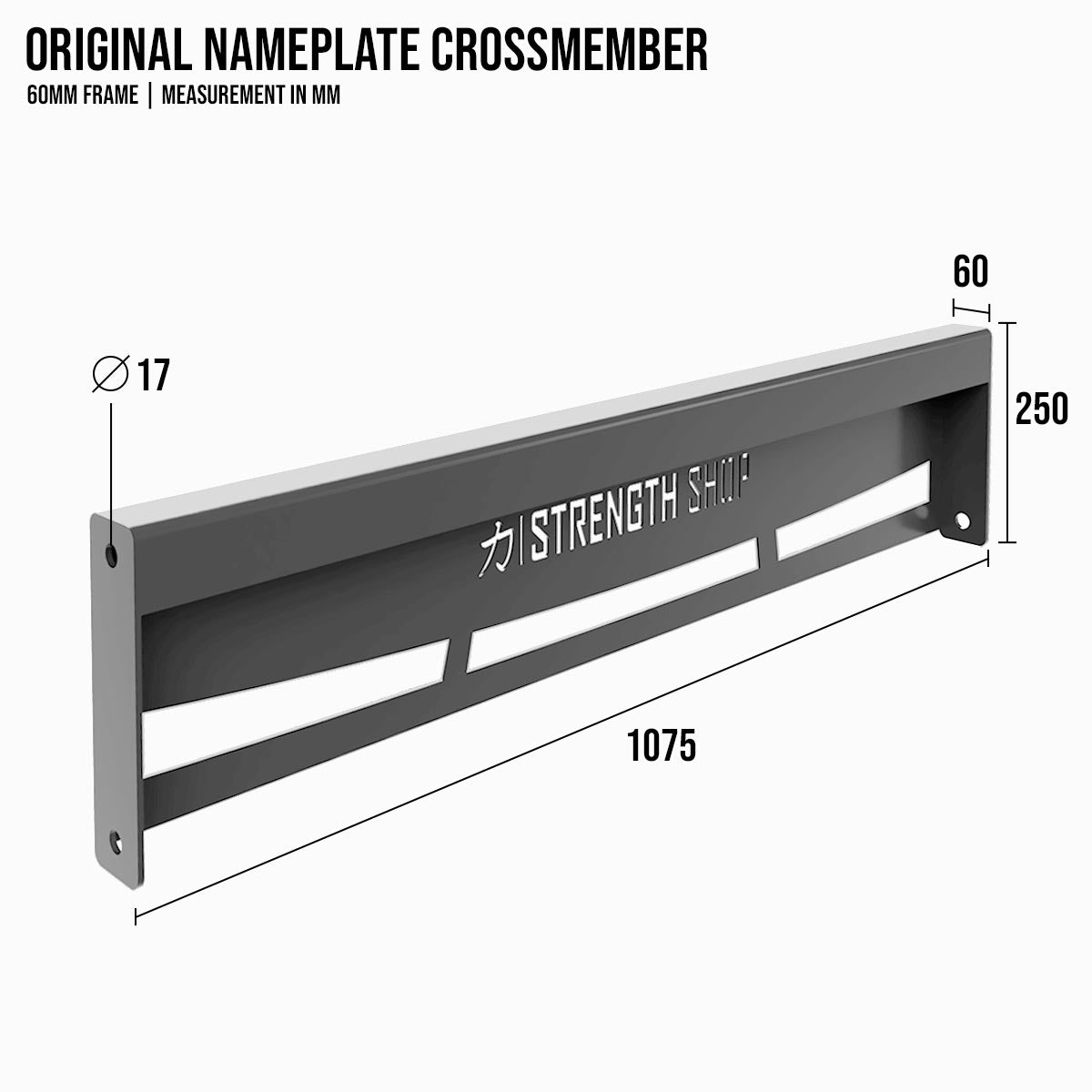 Original MRR 60 | Nameplate Crossmember - Strength Shop