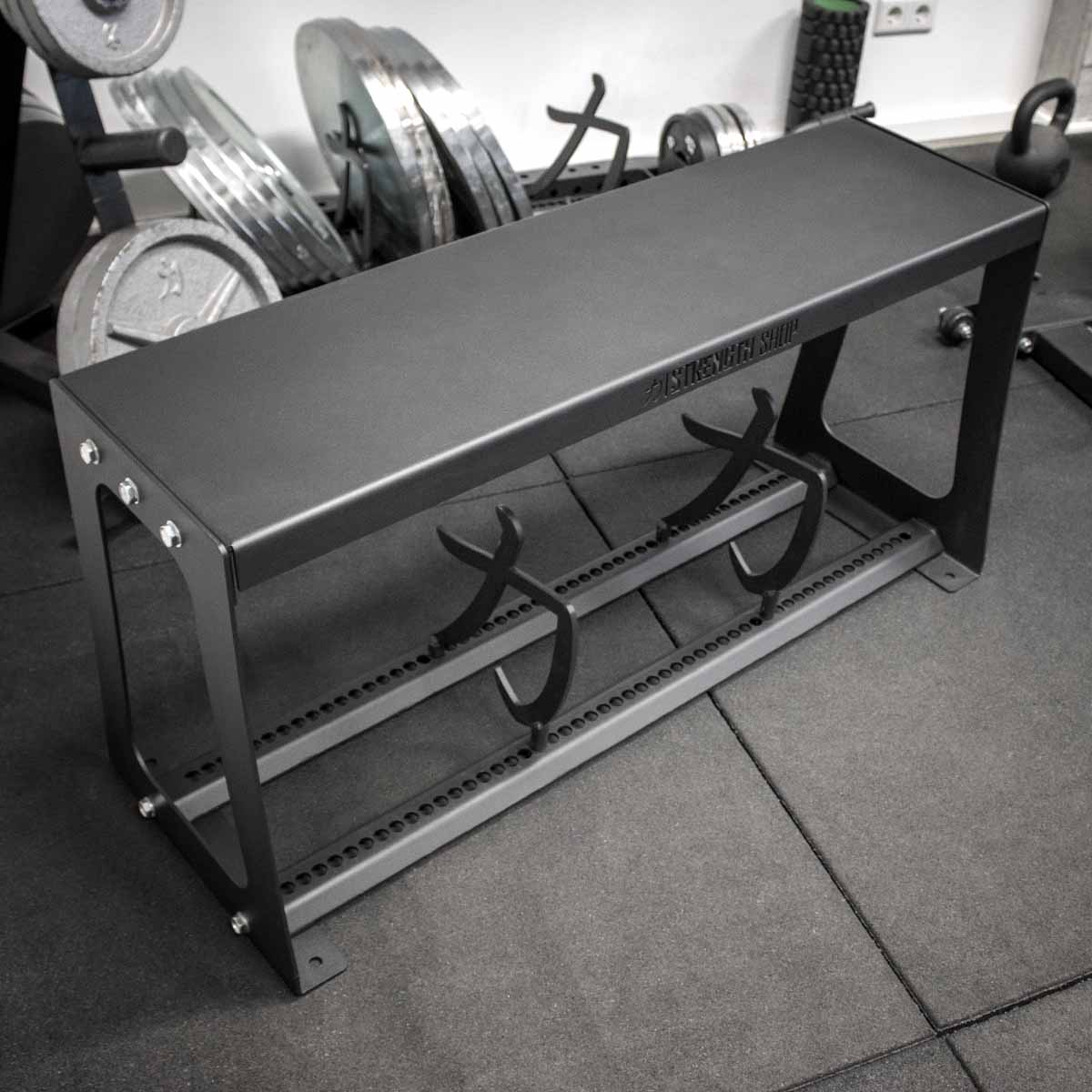 B-WARE Plate Storage Bench - Strength Shop