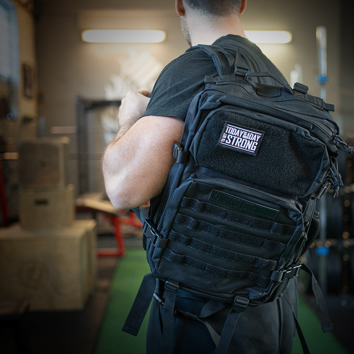 Training Backpack 2.0, Black - Add Extra Patches - Strength Shop