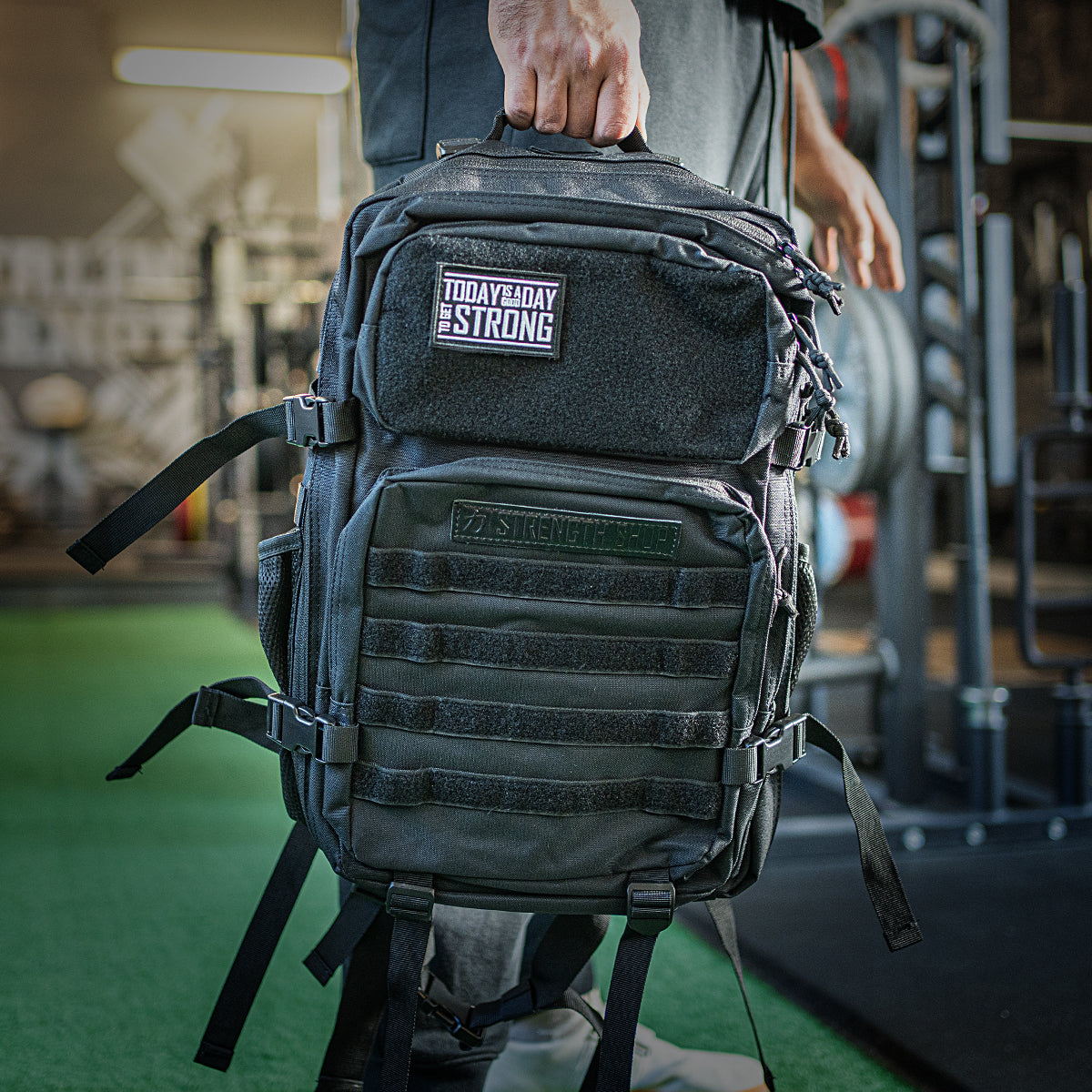 Training Backpack 2.0, Black - Add Extra Patches - Strength Shop