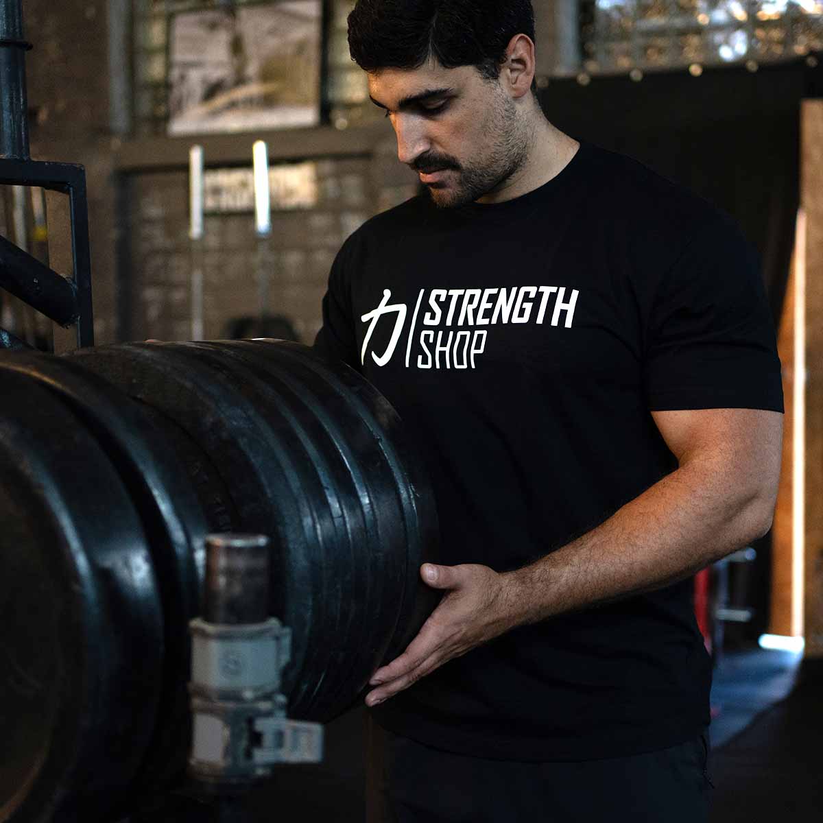 Strength Wear Logo T-Shirt V3 – Black - Strength Shop
