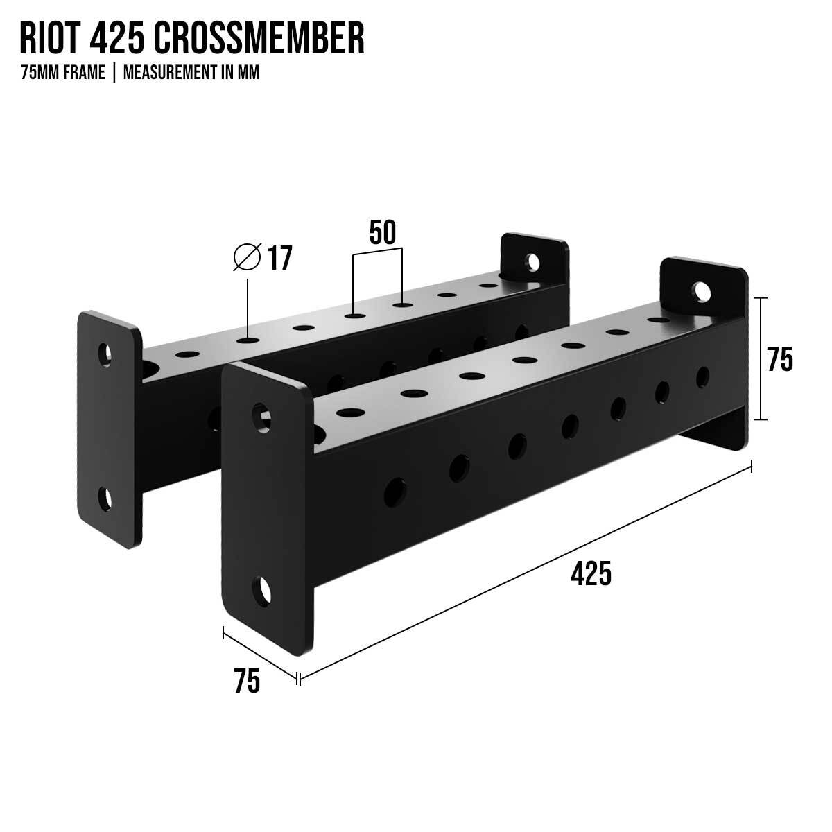 Riot MRR 75 | Crossmembers (Colours) - Strength Shop