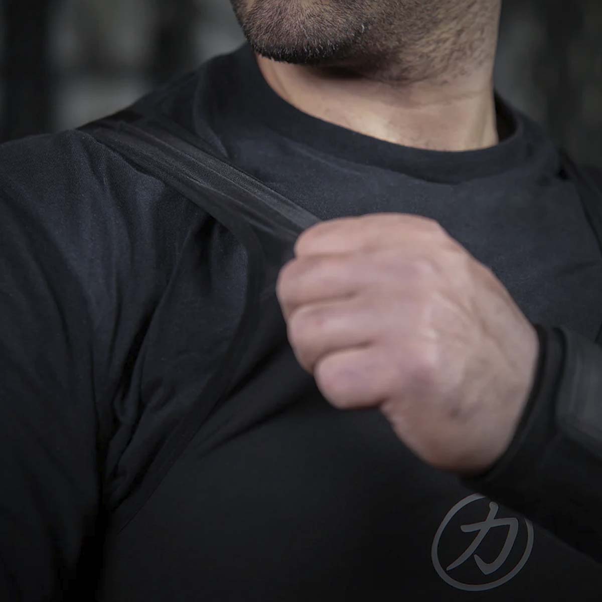 Black Singlet with Grey Logo, Unisex – IPF Approved - Strength Shop