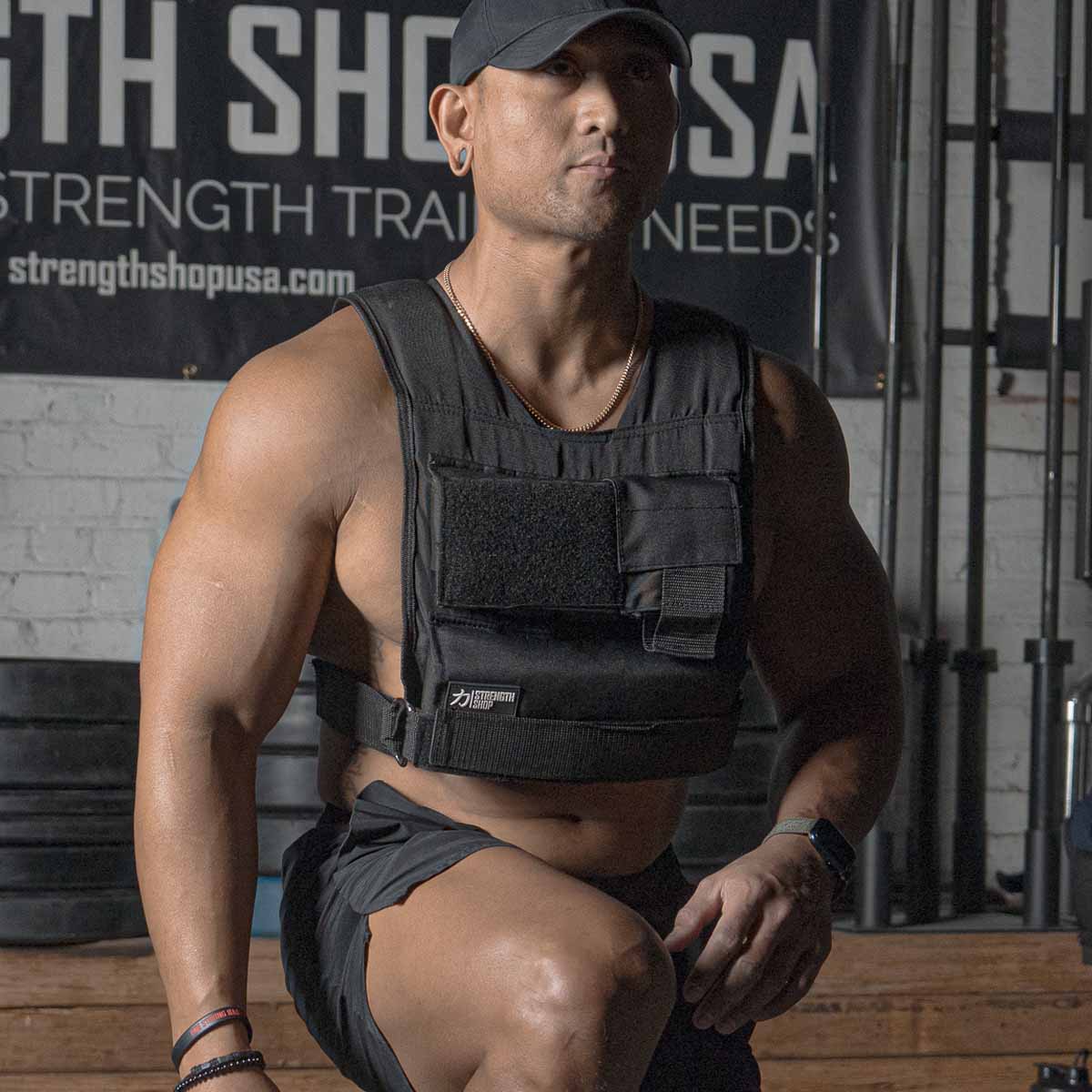 Heavy Duty Weighted Vest Adjustable - 1-20KG - Strength Shop