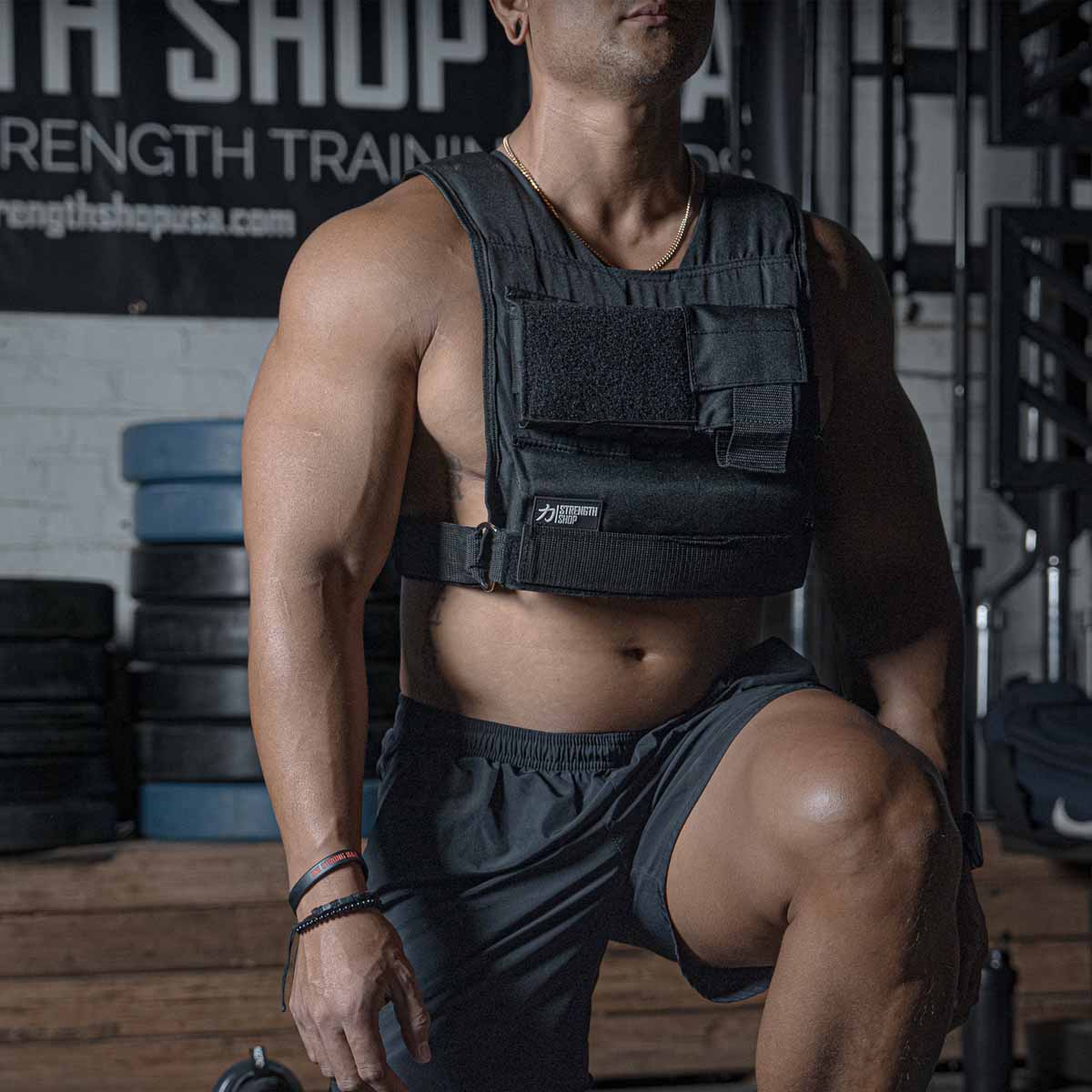 Heavy Duty Weighted Vest Adjustable - 1-20KG - Strength Shop