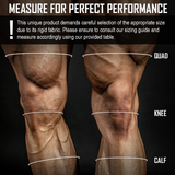 7mm Inferno PRO Knee Sleeves - Extra Stiff Neoprene, Black - IPF Approved - Strength Shop