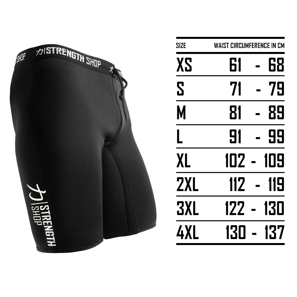 Compression Shorts – 2.5mm Neoprene - Strength Shop