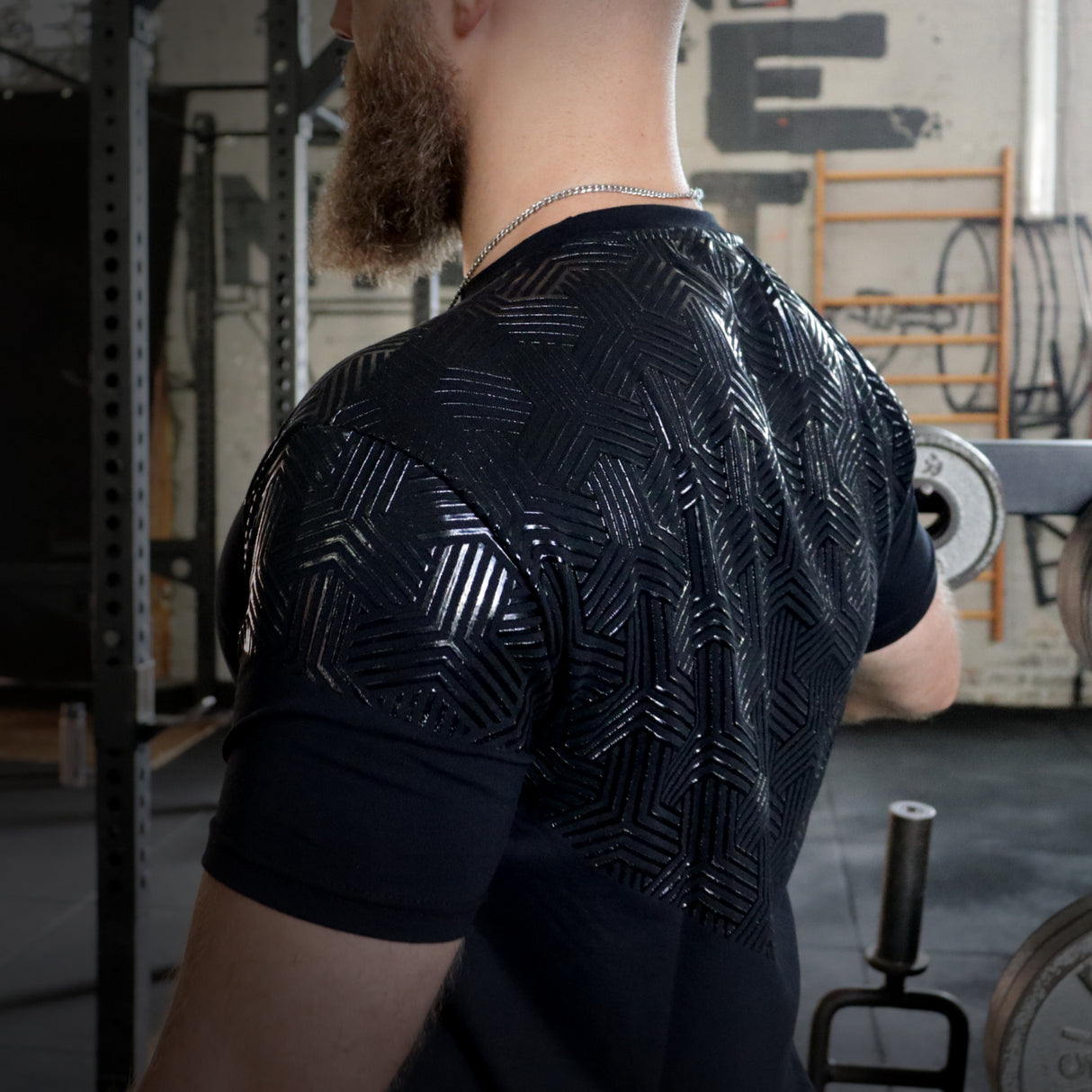 Barbell Grip Shirt, Black - Strength Shop