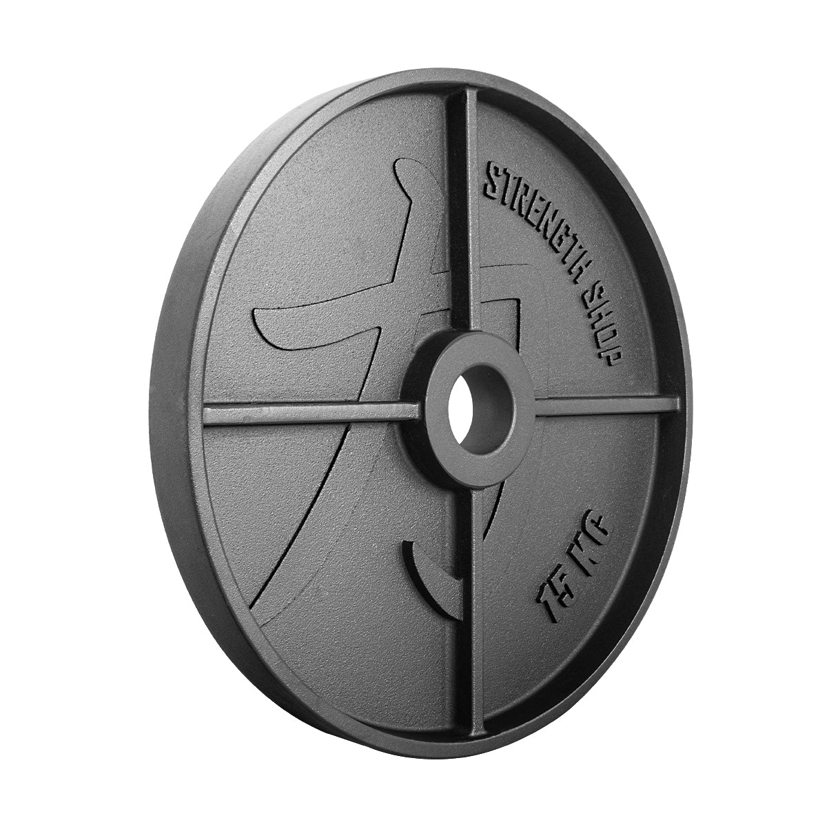 B-WARE Deep Dish Cast Iron Plates, 1.25kg-20kg - Strength Shop