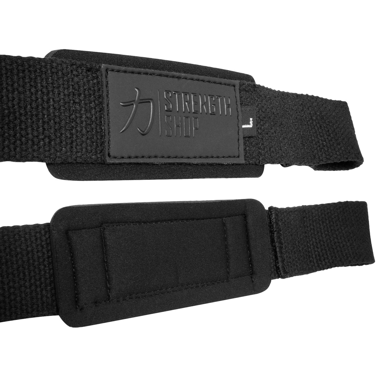 Stealth Black PRO Lifting Straps, 50cm or 65cm - Strength Shop