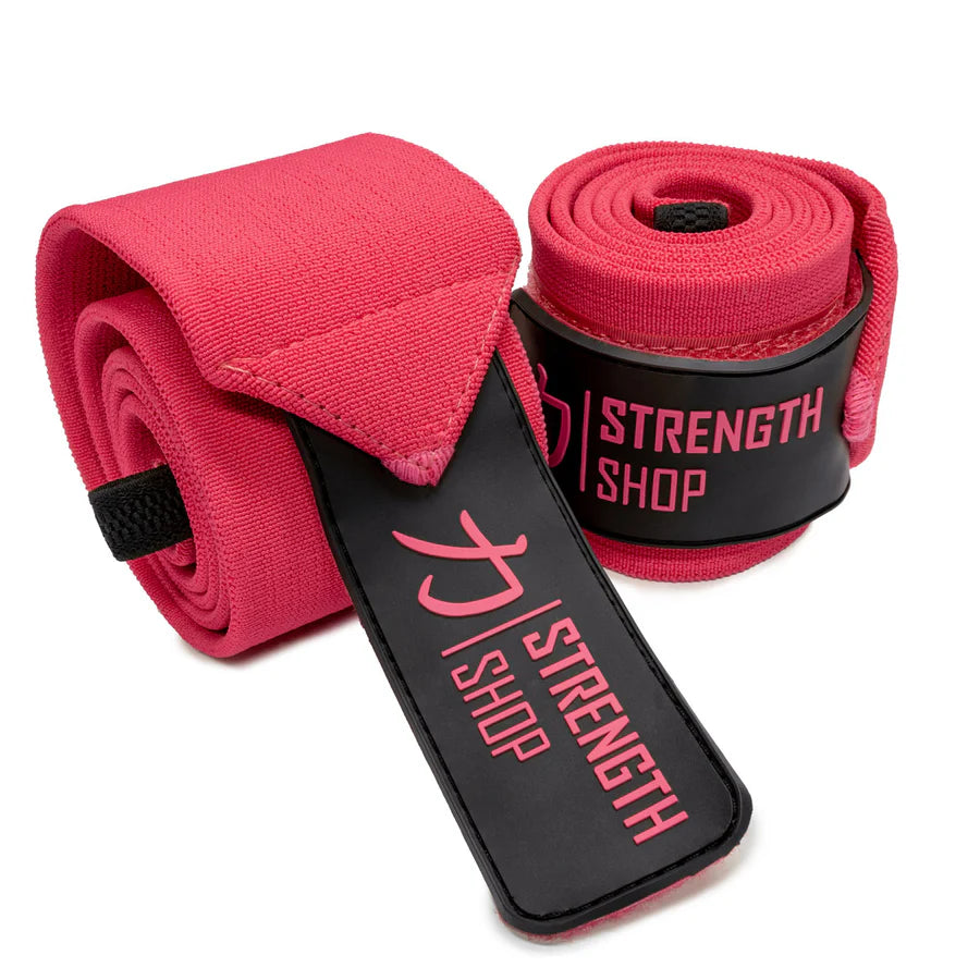 Pink Wrist Wraps, Light, 30cm/60cm