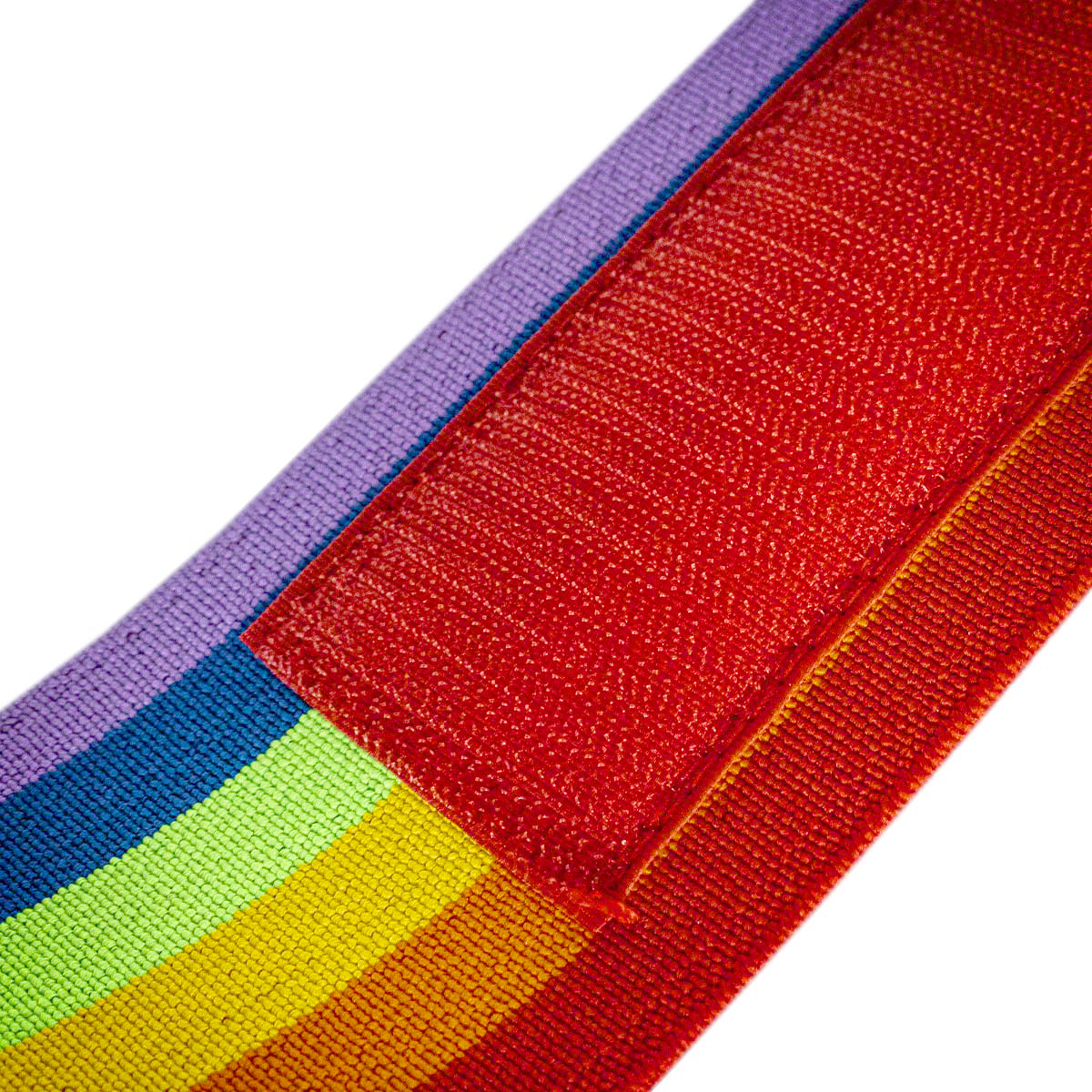Heavy Wrist Wraps, Rainbow - IPF Approved - Strength Shop