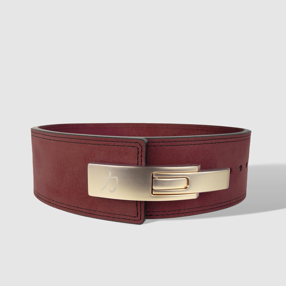 Wine-Red Lever Belt, 10mm - IPF Approved - Strength Shop