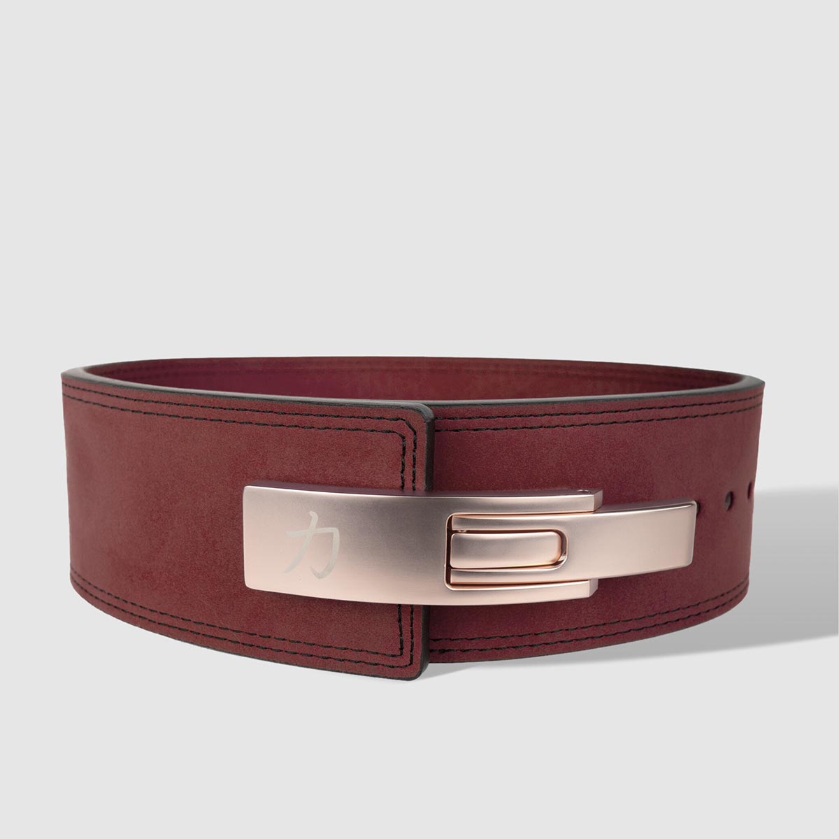 Wine-Red Lever Belt, 10mm - IPF Approved - Strength Shop