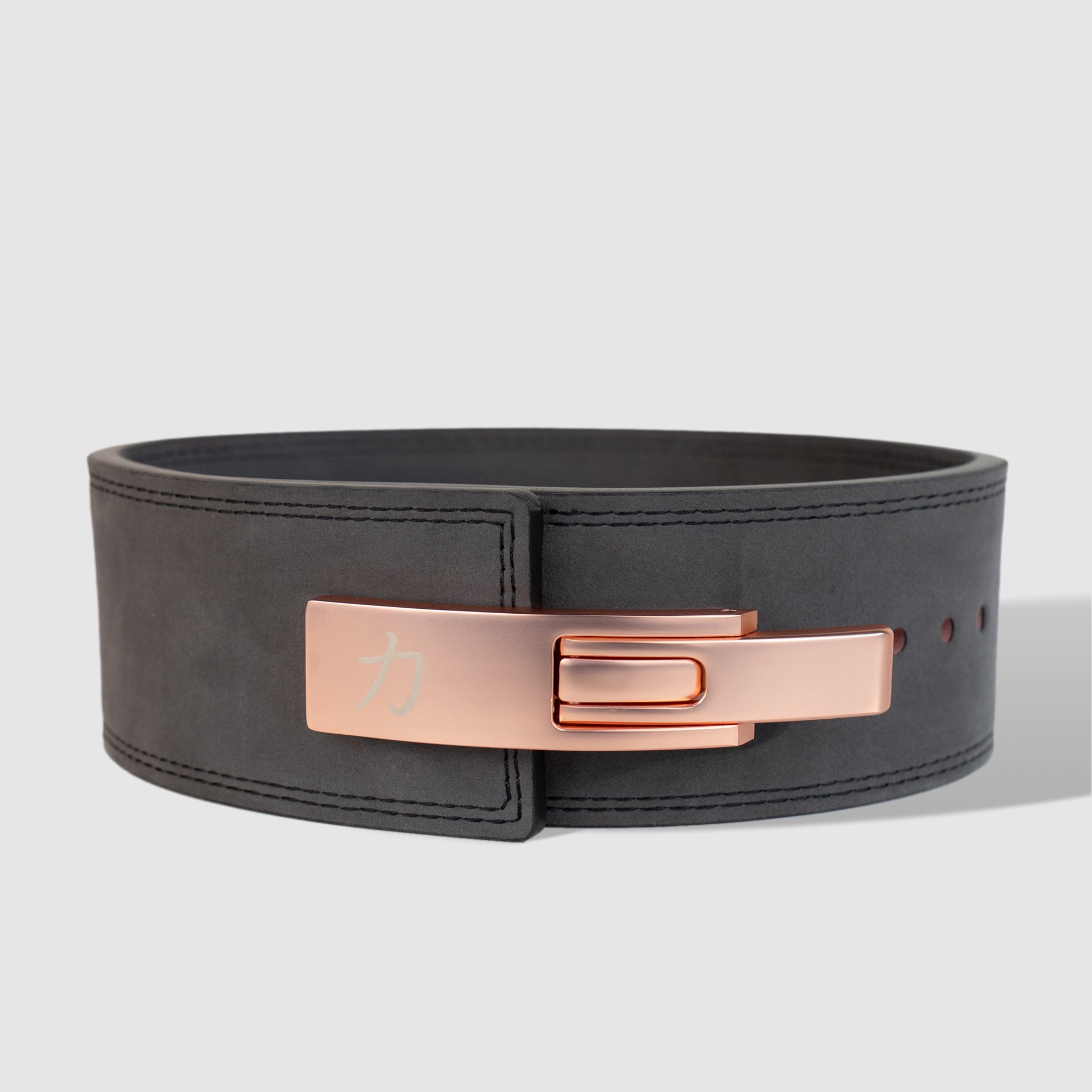 Dark Grey Lever Belt, 10mm - IPF Approved - Strength Shop