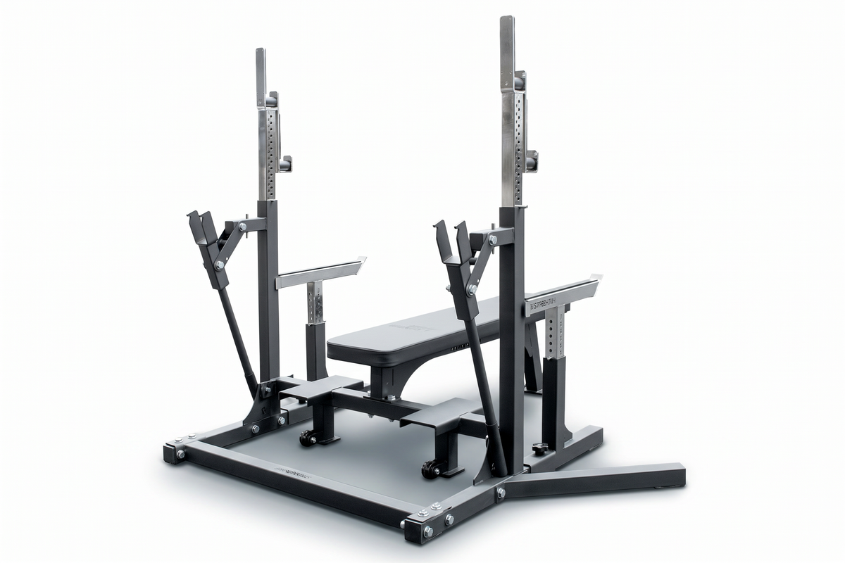 Riot Combo Rack V2 – Squat & Bench Press Combo Rack (built to IPF specifications) - Strength Shop
