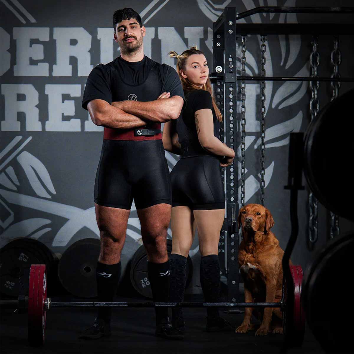 Women's Singlet, Black with Grey Logo – IPF Approved - Strength Shop