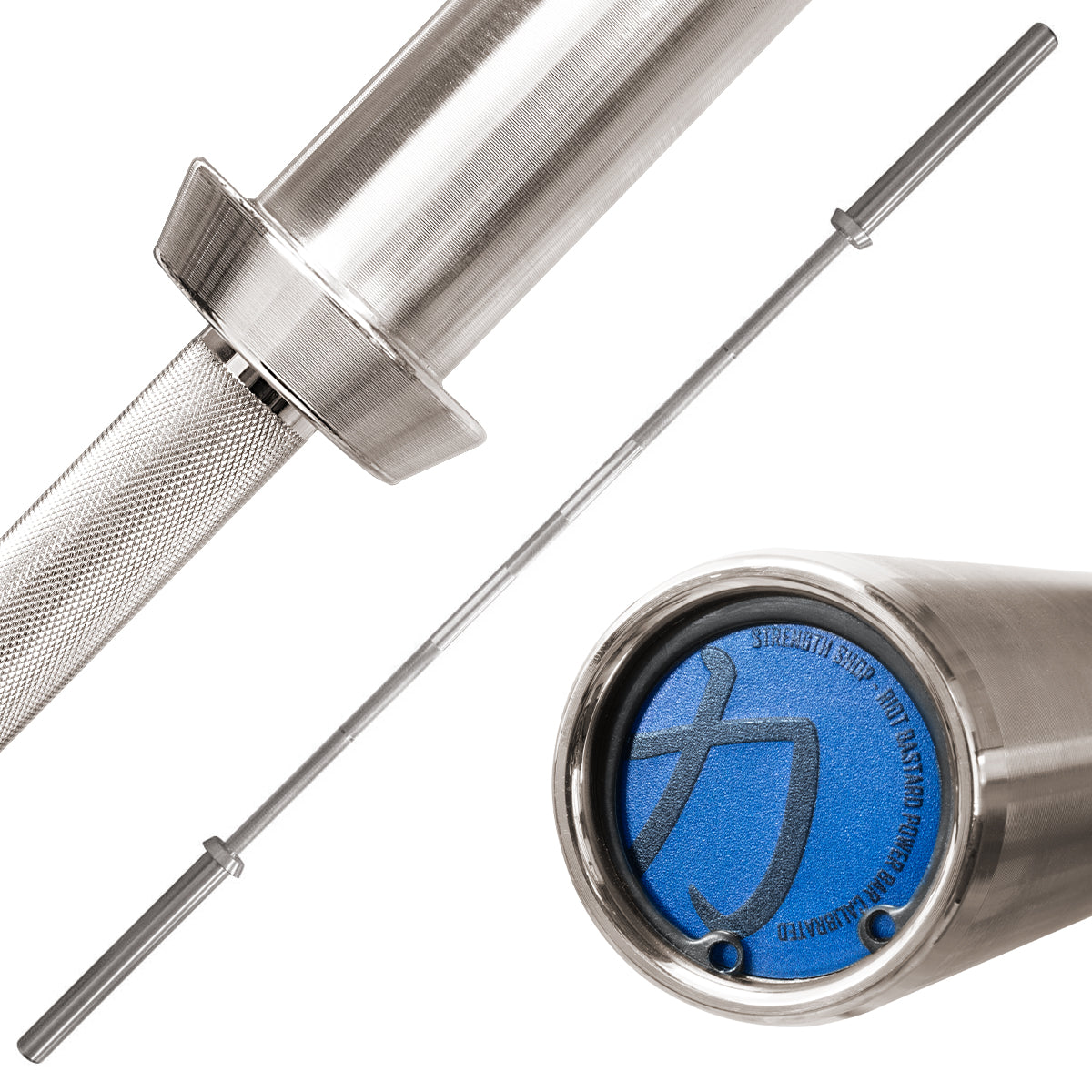 Riot Bastard Power Bar - Calibrated, 20kg - Nickel - IPF Approved