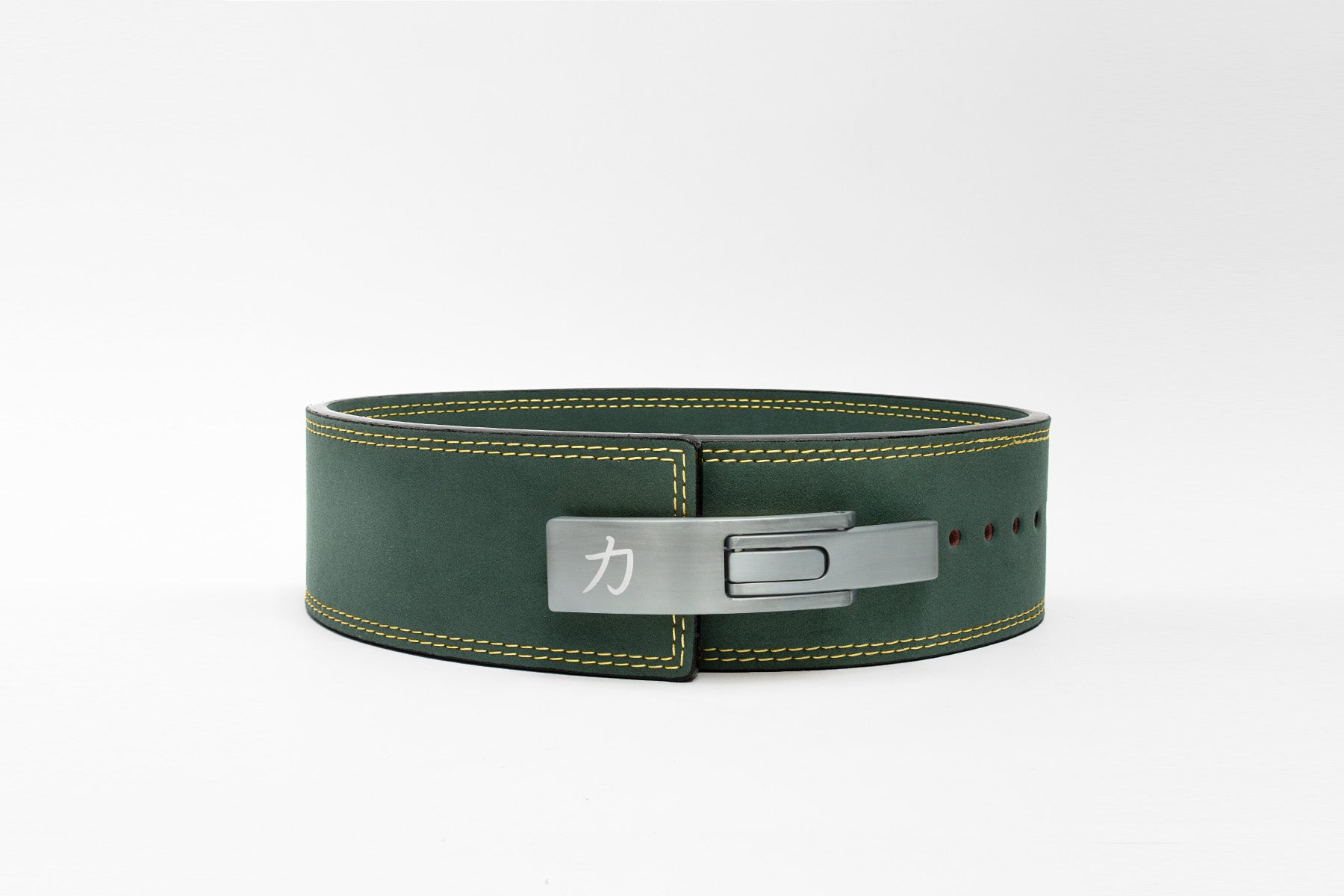 Vintage Green Lever Belt, 13mm - IPF Approved - Strength Shop