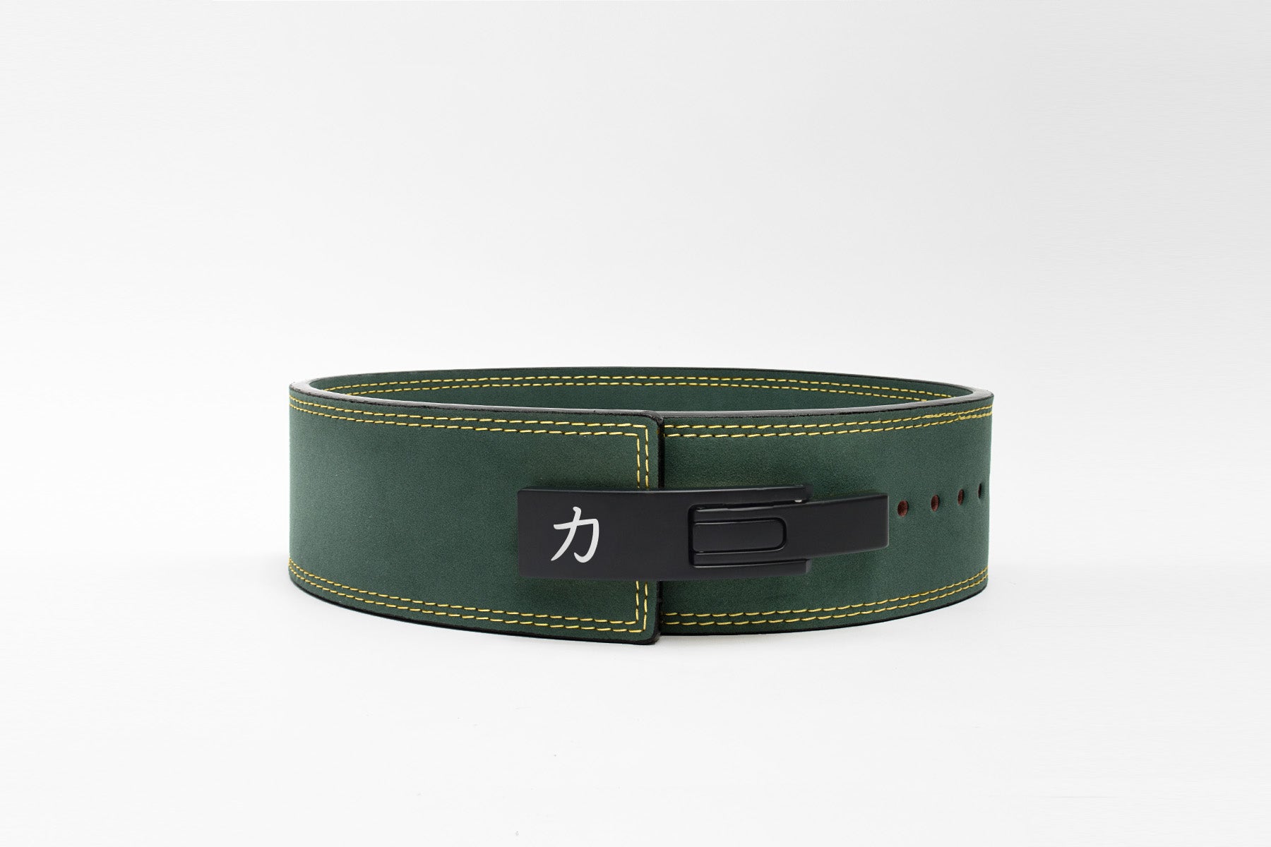 Vintage Green Lever Belt, 13mm - IPF Approved - Strength Shop