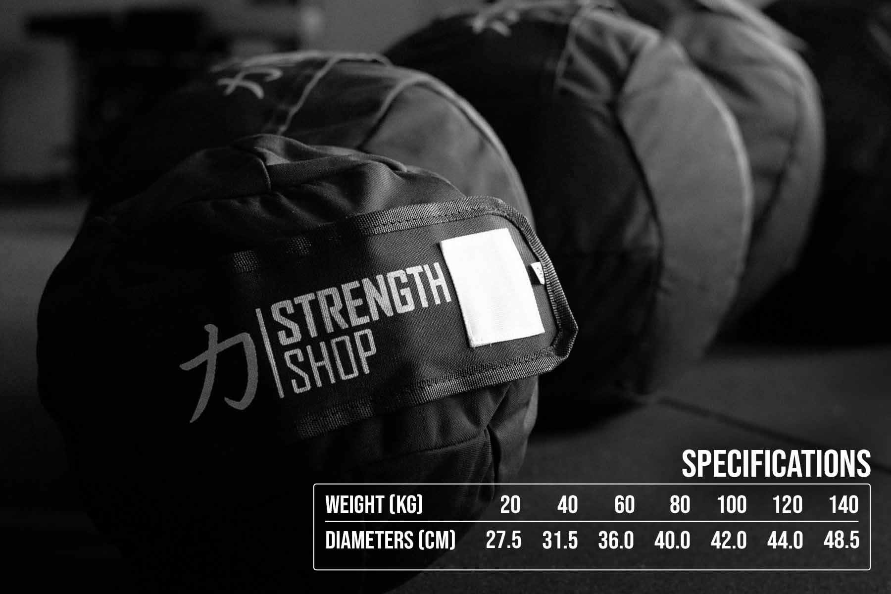 Strength Shop SandBall - Sand Atlas Stone 20–140kg - Strength Shop
