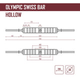 Olympic Swiss Bar – 15.5kg