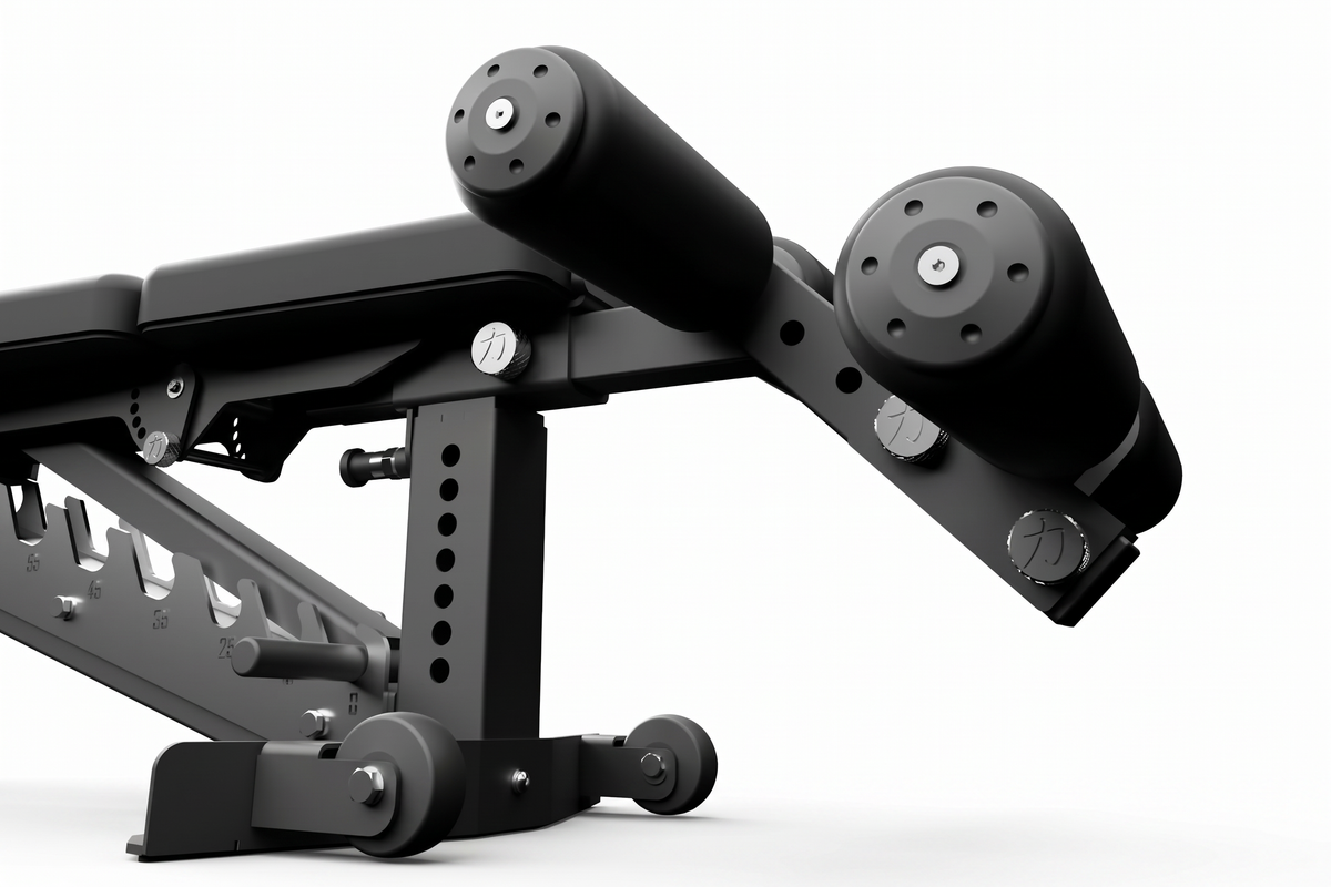 Riot FID Utility Bench 2.0 – Leg Roller | Decline Leg Holder Attachment - Strength Shop