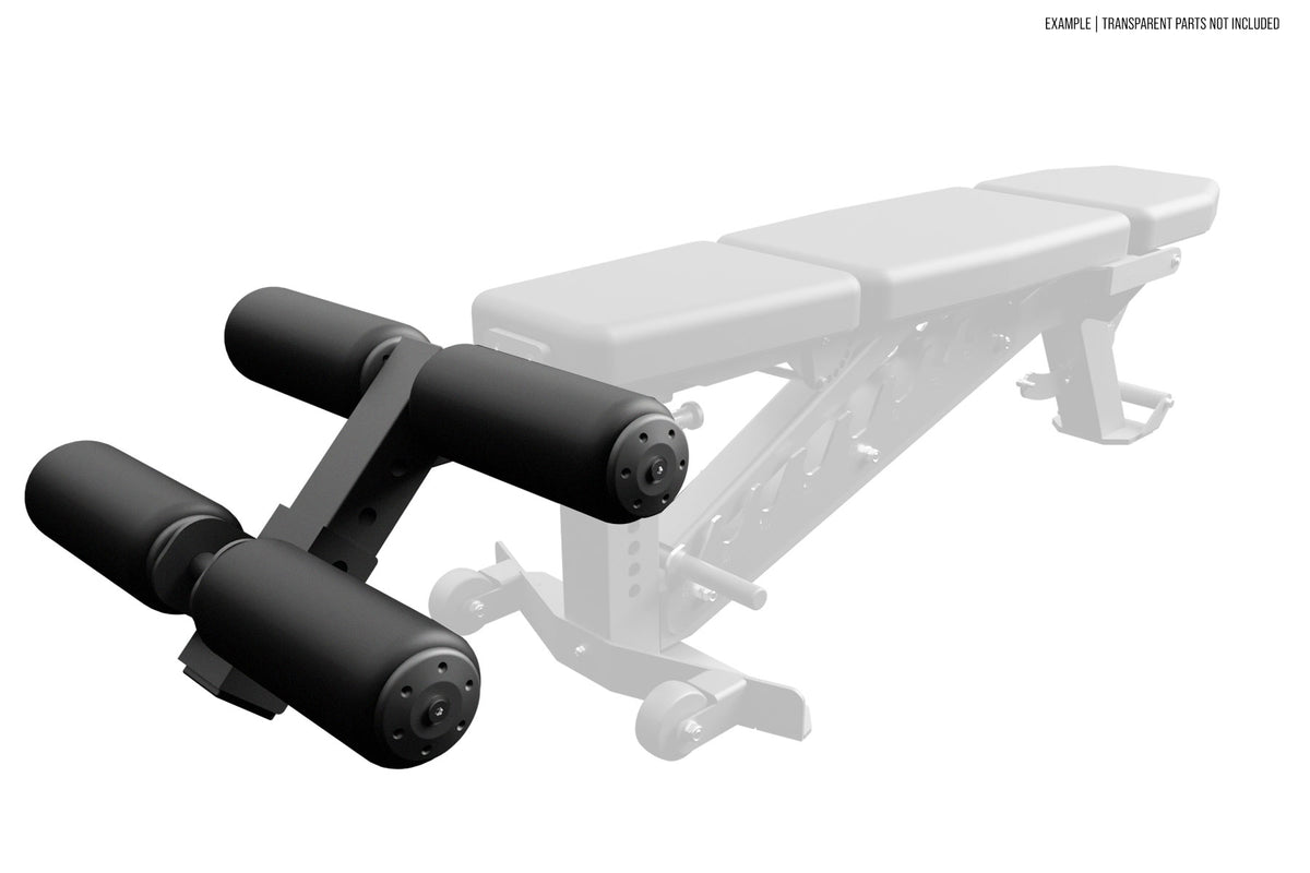 Riot FID Utility Bench 2.0 – Leg Roller | Decline Leg Holder Attachment - Strength Shop