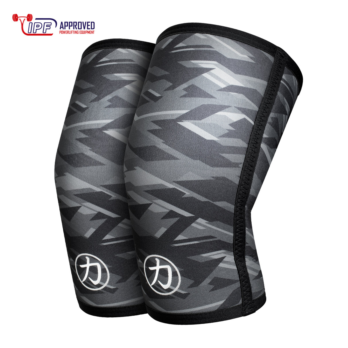 7mm Inferno Neoprene Knee Sleeves, Dark Camo - IPF Approved (Pair) - Strength Shop