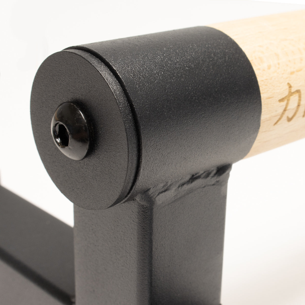 Wooden Grip Parallettes - 3 Sizes, Steel Base - Strength Shop