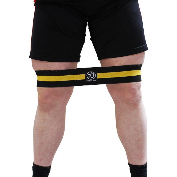 Heavy Hip Rotation Band - 35.5CM - Yellow/Black - Strength Shop