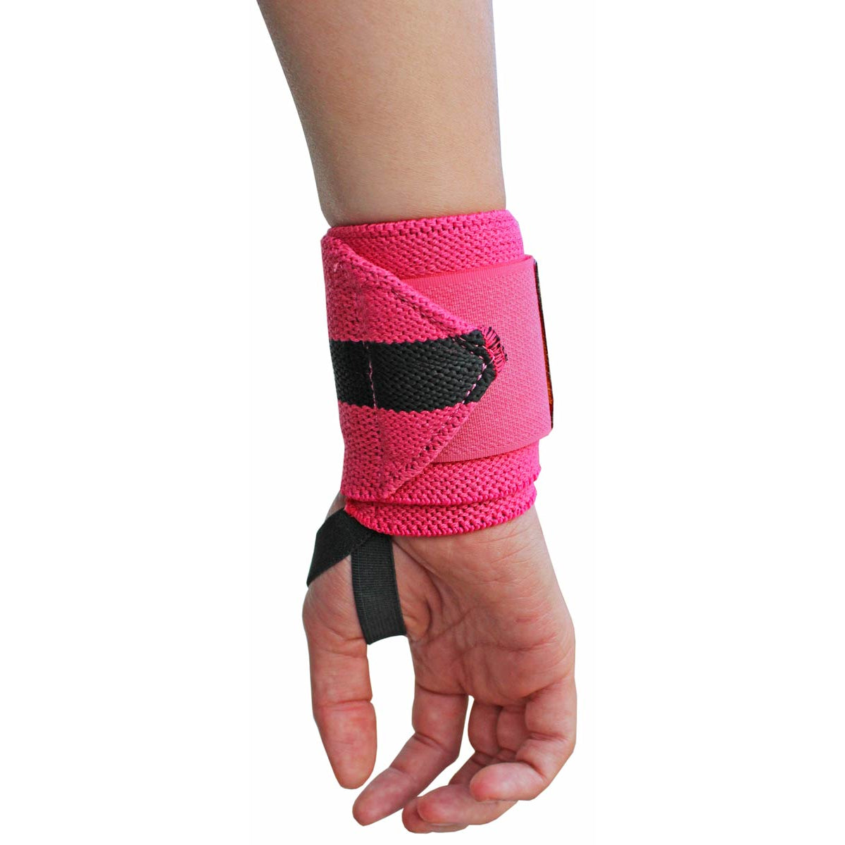 Pink Wrist Wraps, Light, 30cm/60cm - Strength Shop