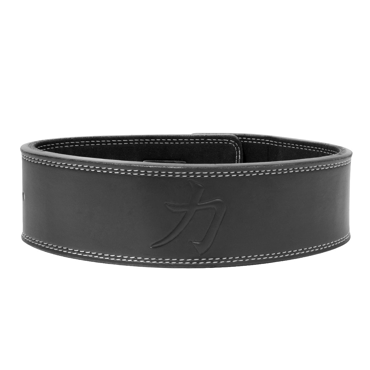 Embossed Black Lever Belt, 13mm - IPF Approved - Strength Shop