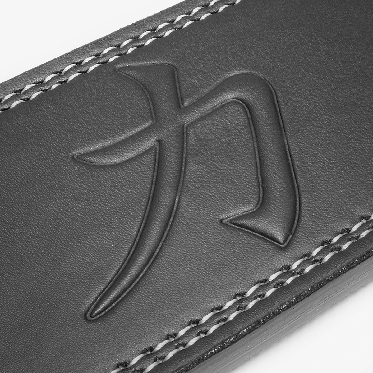 Embossed Black Lever Belt, 13mm - IPF Approved - Strength Shop