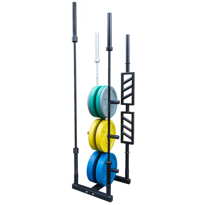 B-WARE Bumper Plate Tree - 4 Bar Holders - Strength Shop