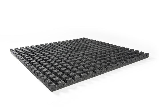 B-WARE Granuflex Rubber Flooring - Gym Tiles - 100cm x 100cm x 43mm - Strength Shop