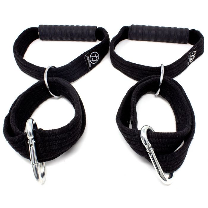 Cable Handles (Pair), Black, Multi-Purpose - Strength Shop