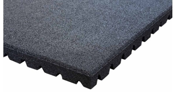 B-WARE Granuflex Rubber Flooring - Gym Tiles - 100cm x 100cm x 43mm - Strength Shop