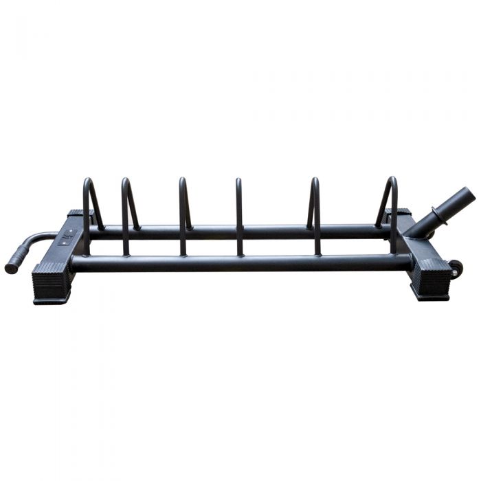 Bumper Plate Toast Rack – Horizontal Storage, Black - Strength Shop