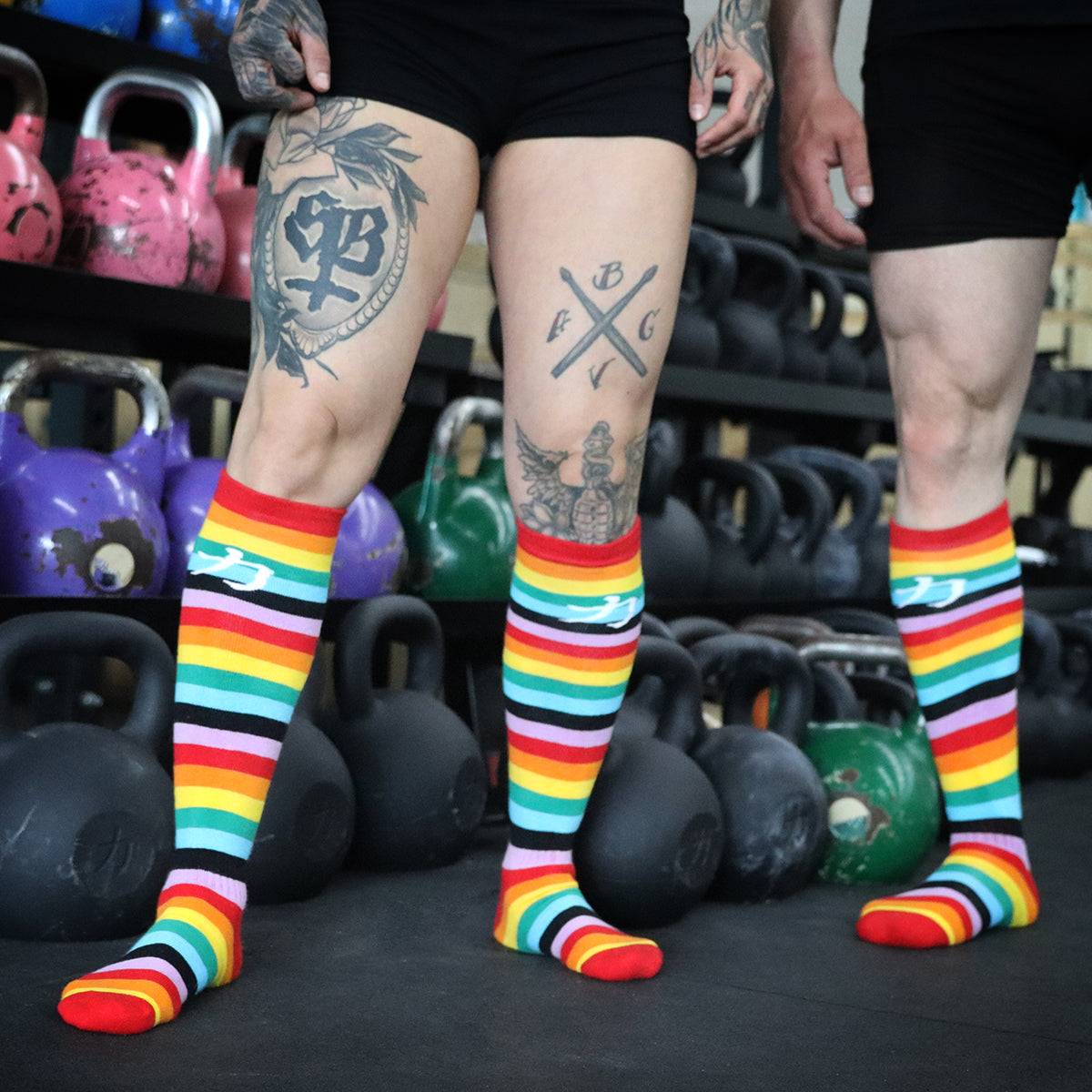 Rainbow Deadlift / Weightlifting Socks - Strength Shop
